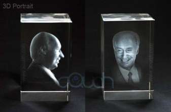 3D Crystal Portrait